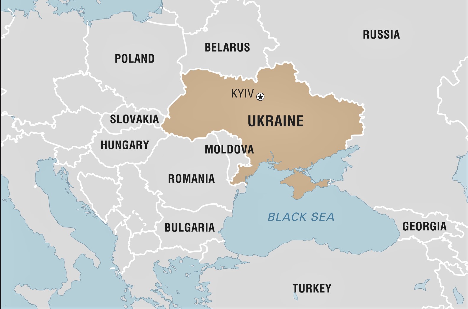 Map of Ukraine